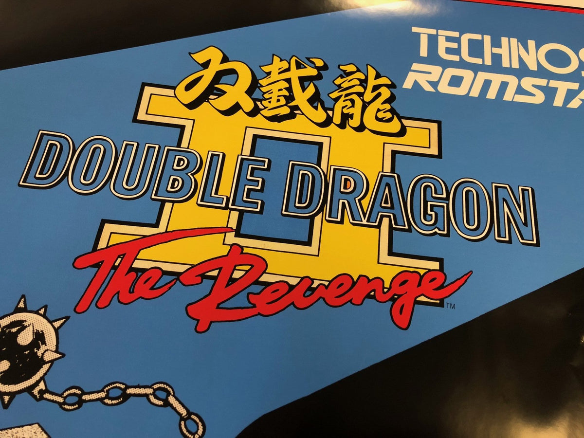 Double Dragon II The Revenge Arcade Side Art