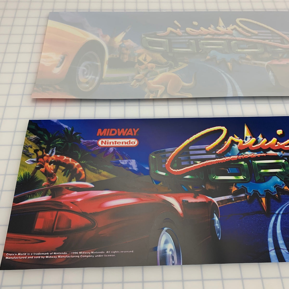 Arcade 1up Cruis'n Exotica Art Set - Game On Grafix