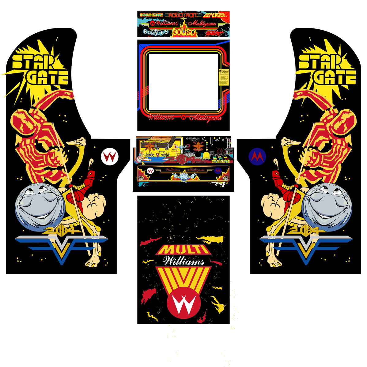 Defender Arcade 1Up - Midway Legacy Edition - Art Kit - ARCADE1UP – Escape  Pod Online