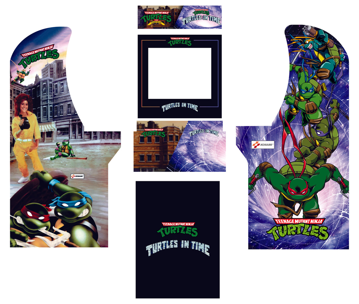 Arcade1Up Teenage Mutant Ninja Turtles Riser Decals – Escape Pod