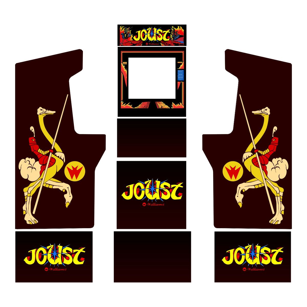  ARCADE1UP Joust 14-in-1 Midway Legacy Edition Arcade with  Licensed Riser and Light-Up Marquee - WiFi : Video Games