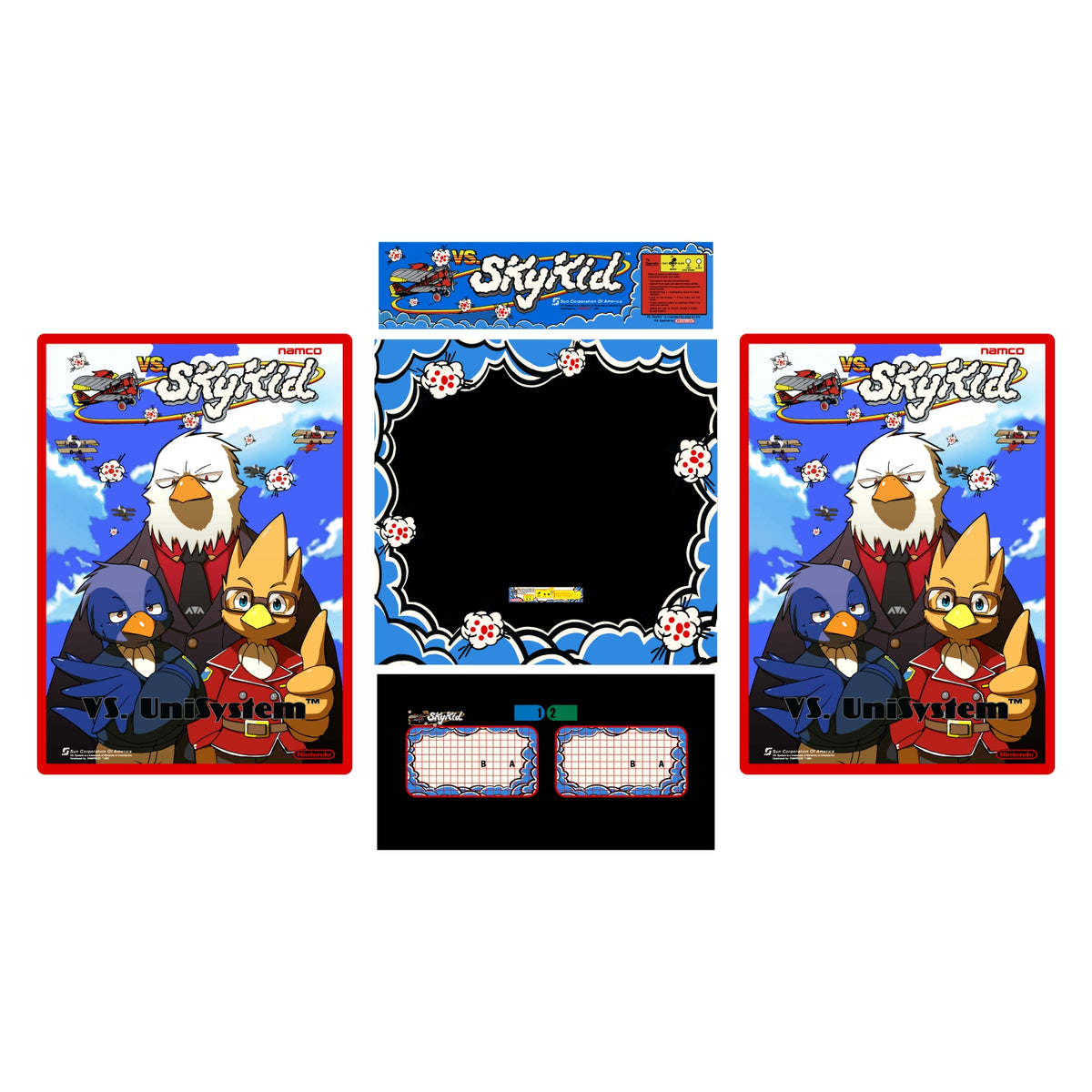 Custom Vs. SkyKid Complete Art Kit