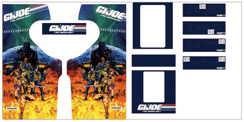 GRS Build-A-Cade - GI Joe Art Decal Kit