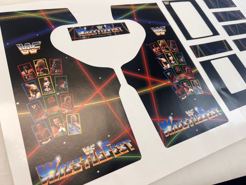 GRS Build-A-Cade - WWF Wrestlefest Art Decal Kit