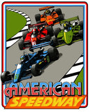 American Speedway Side Art Decals - Escape Pod Online