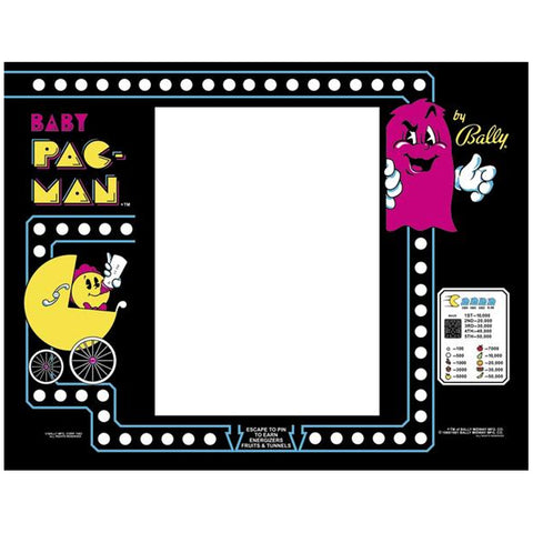 Baby Pac-Man Arcade Bezel